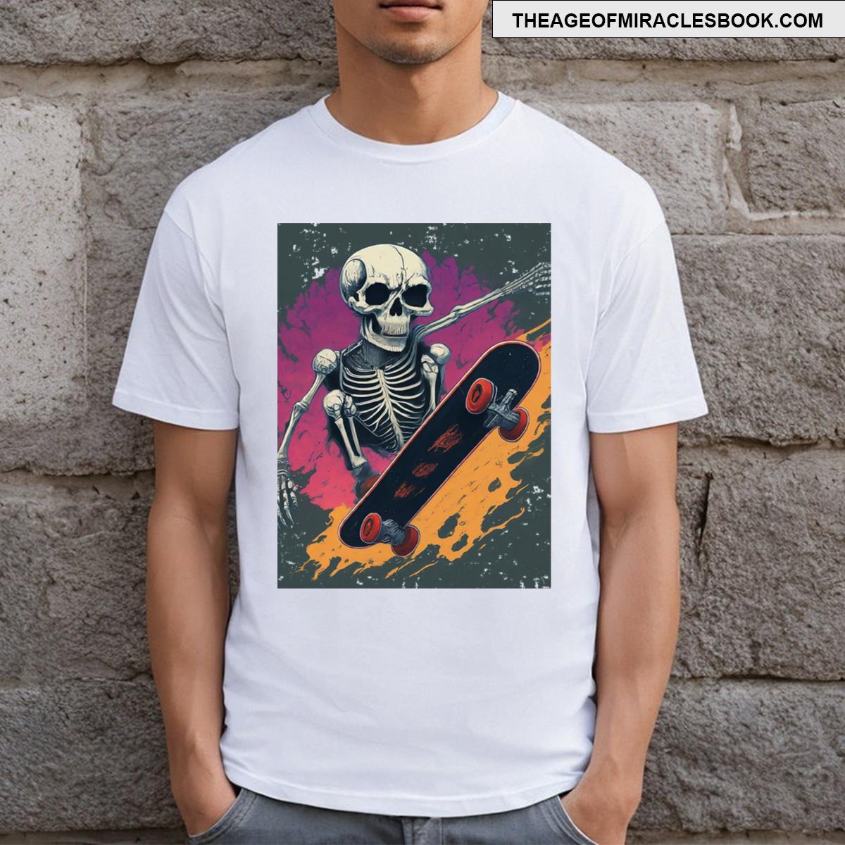 Skateboarding Skelly T-shirt
