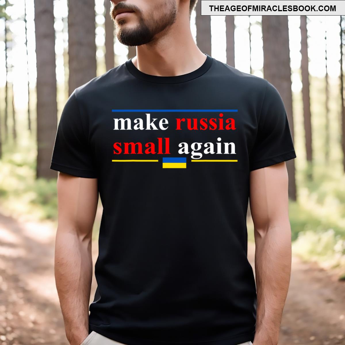 Funny Retro Make Russia Small Again T-shirt