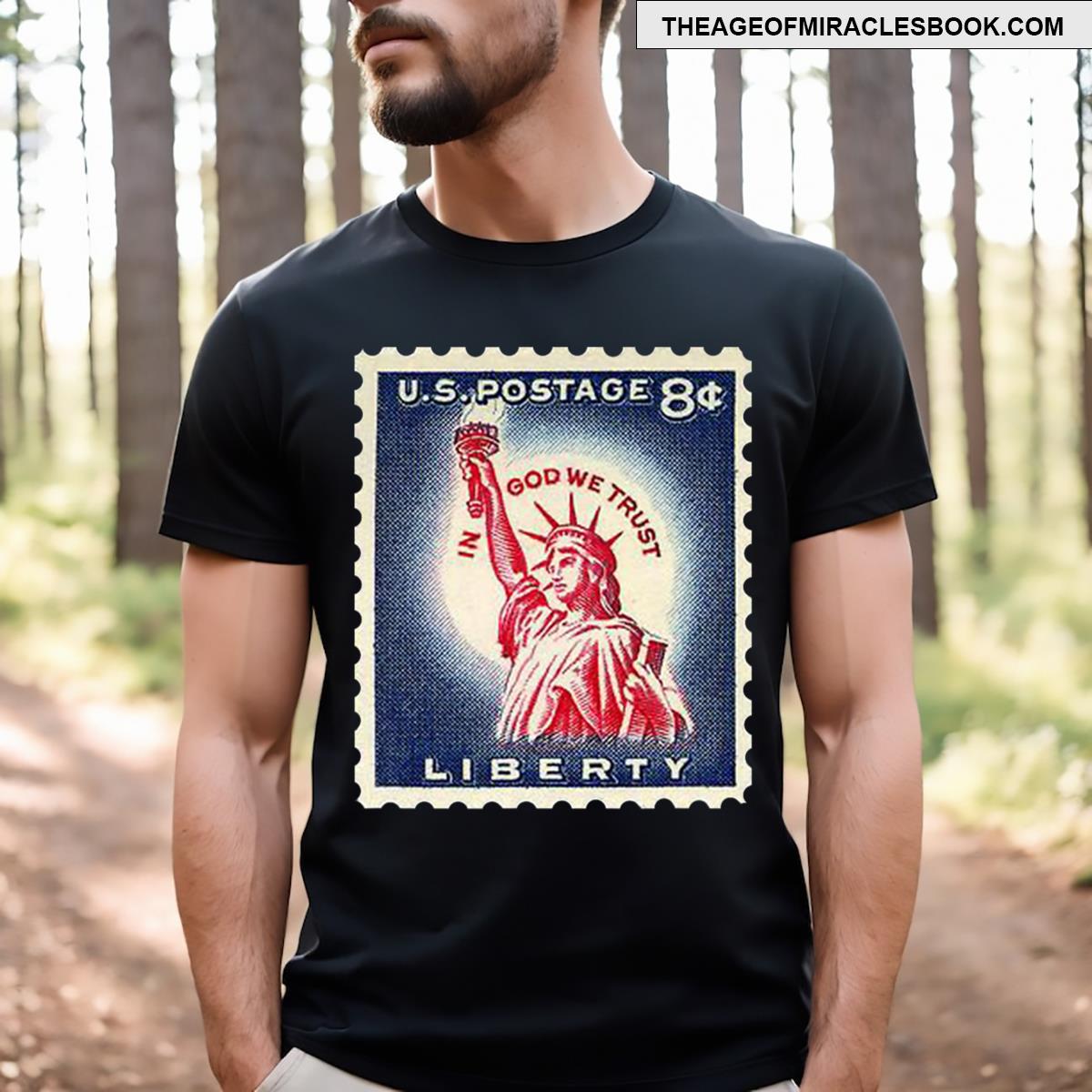 Vintage Us Postage Stamp Novelty T-shirt