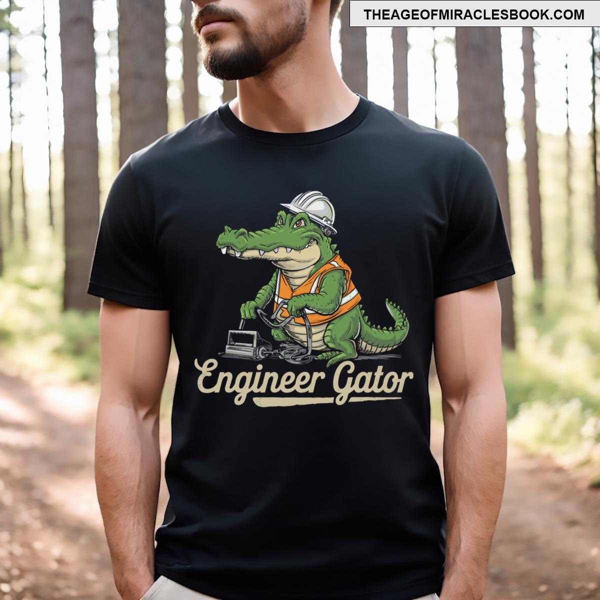 Engineering Gator Funny T-shirt