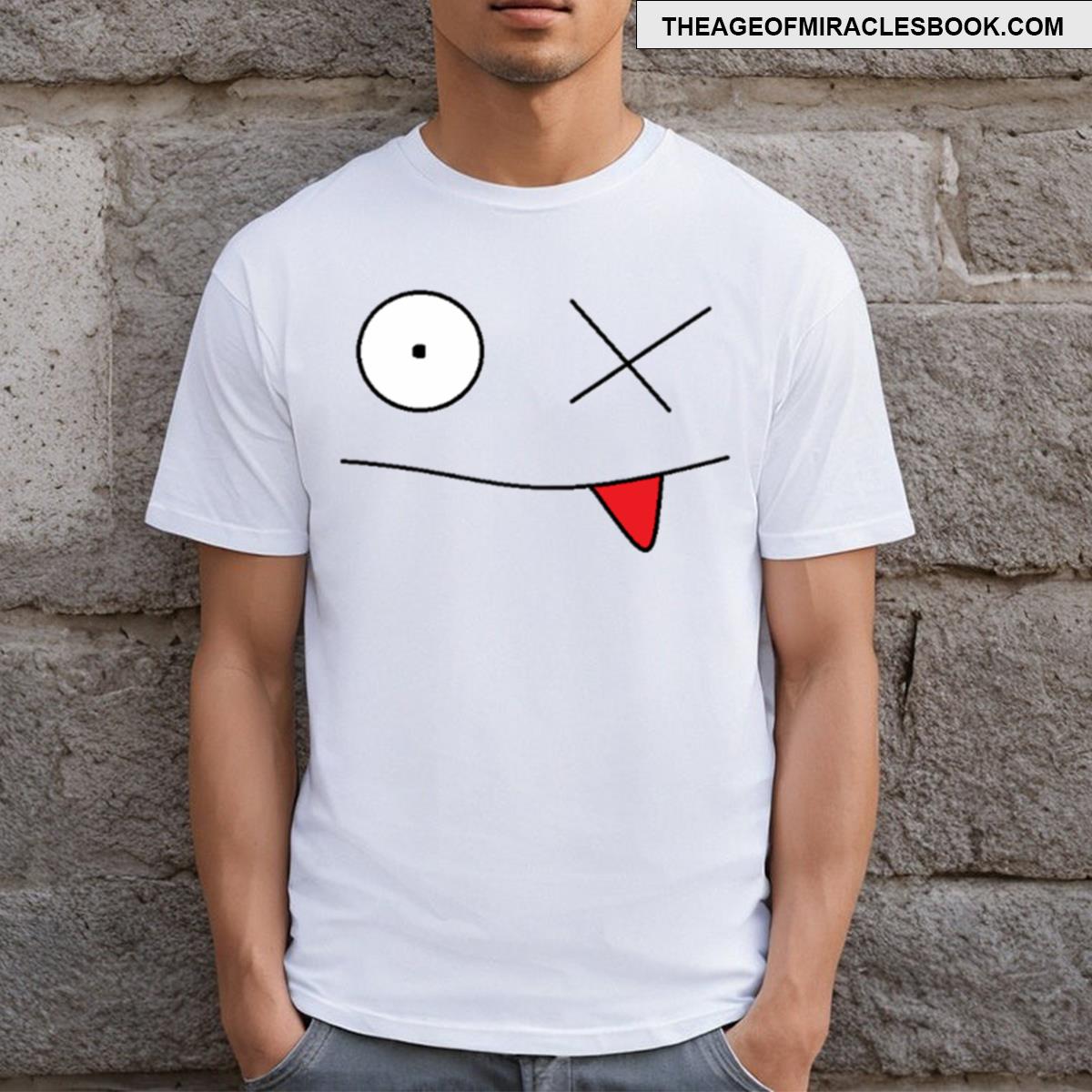 Funny Face With Open Eye T-shirt