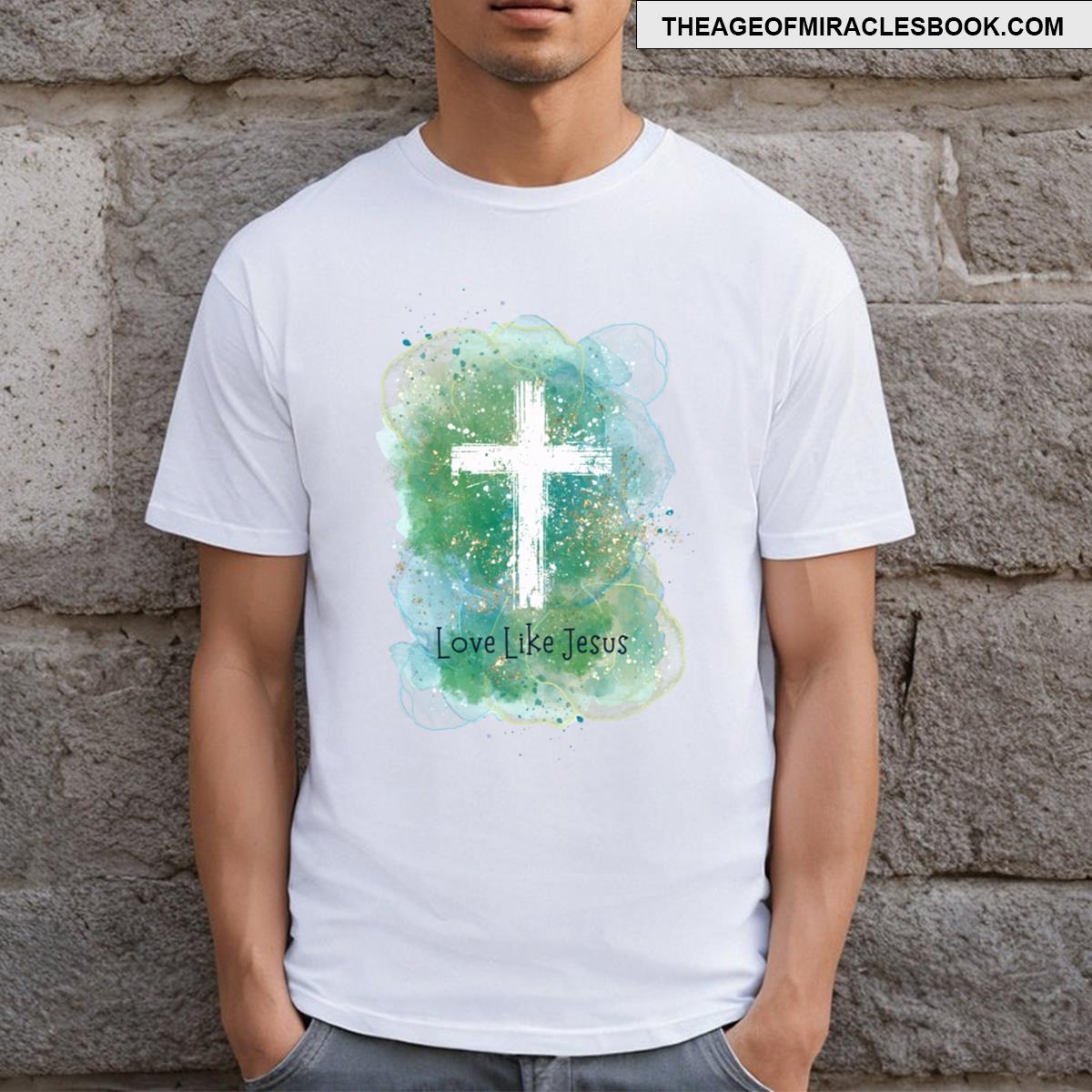 Love Like Jesus Blue T-shirt