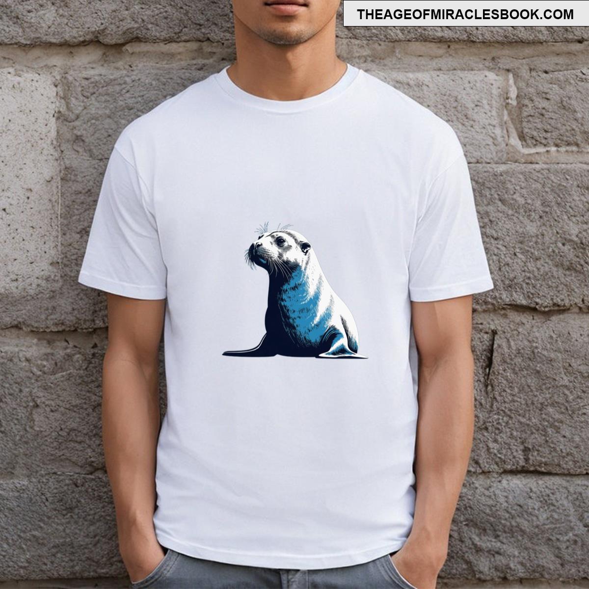 Sea Lion Stencil T-shirt
