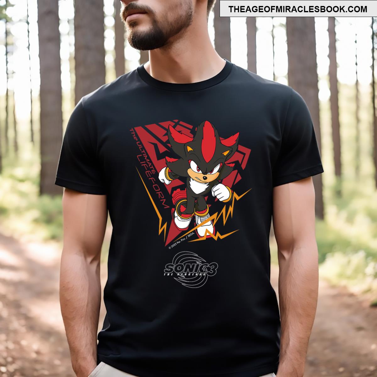 Sonic The Hedgehog 3 Shadow The Ultimate Lifeform T-shirt