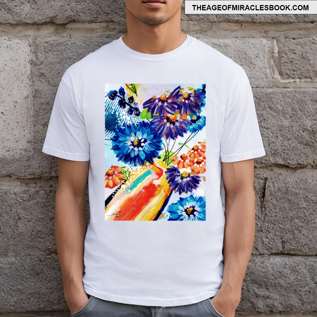 Tranquil Blooms Boobquet T-shirt