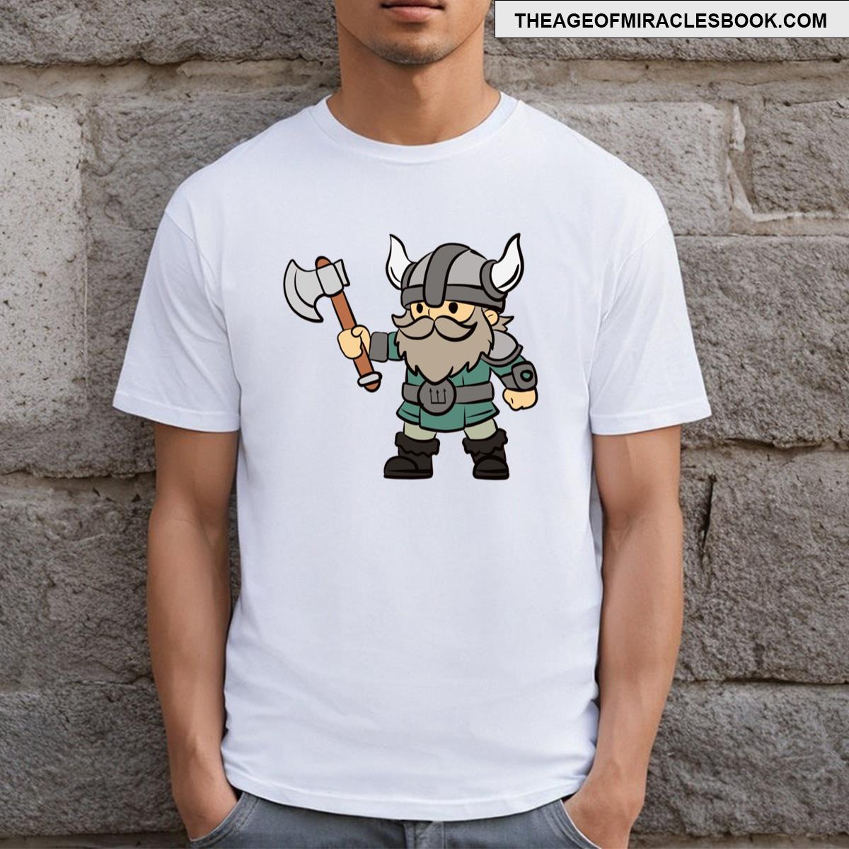 Viking Warrior With Axe T-shirt Viking Warrior With Axe T-shirt