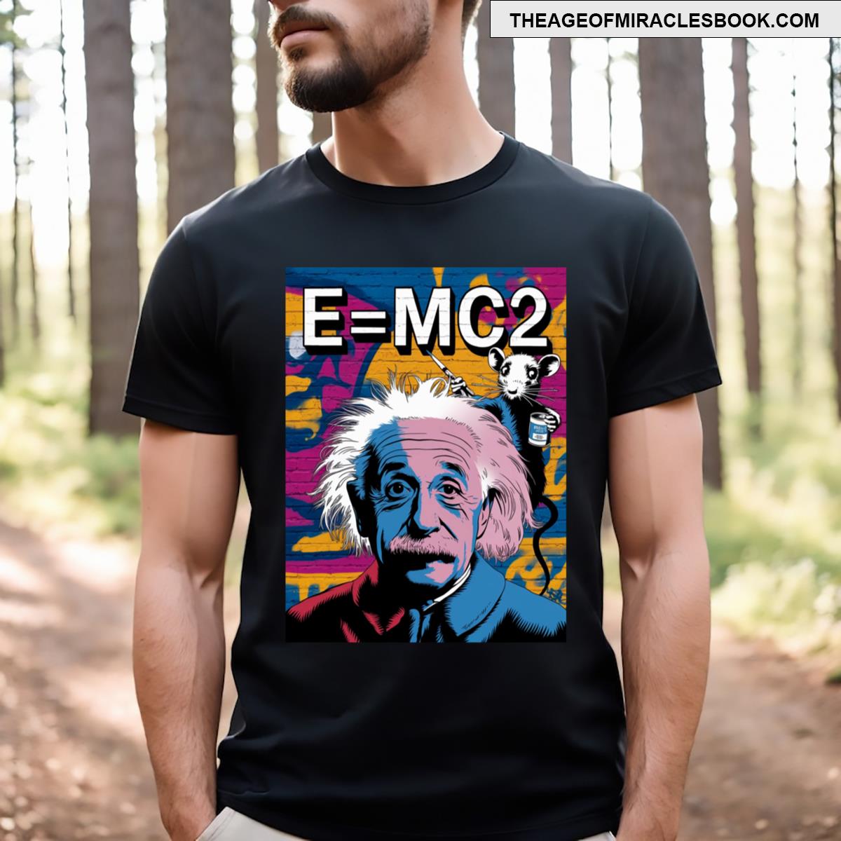 Albert Einstein Banksy T-shirt