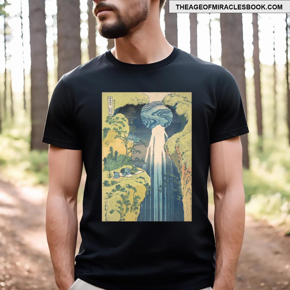 Hokusai Waterfall T-shirt