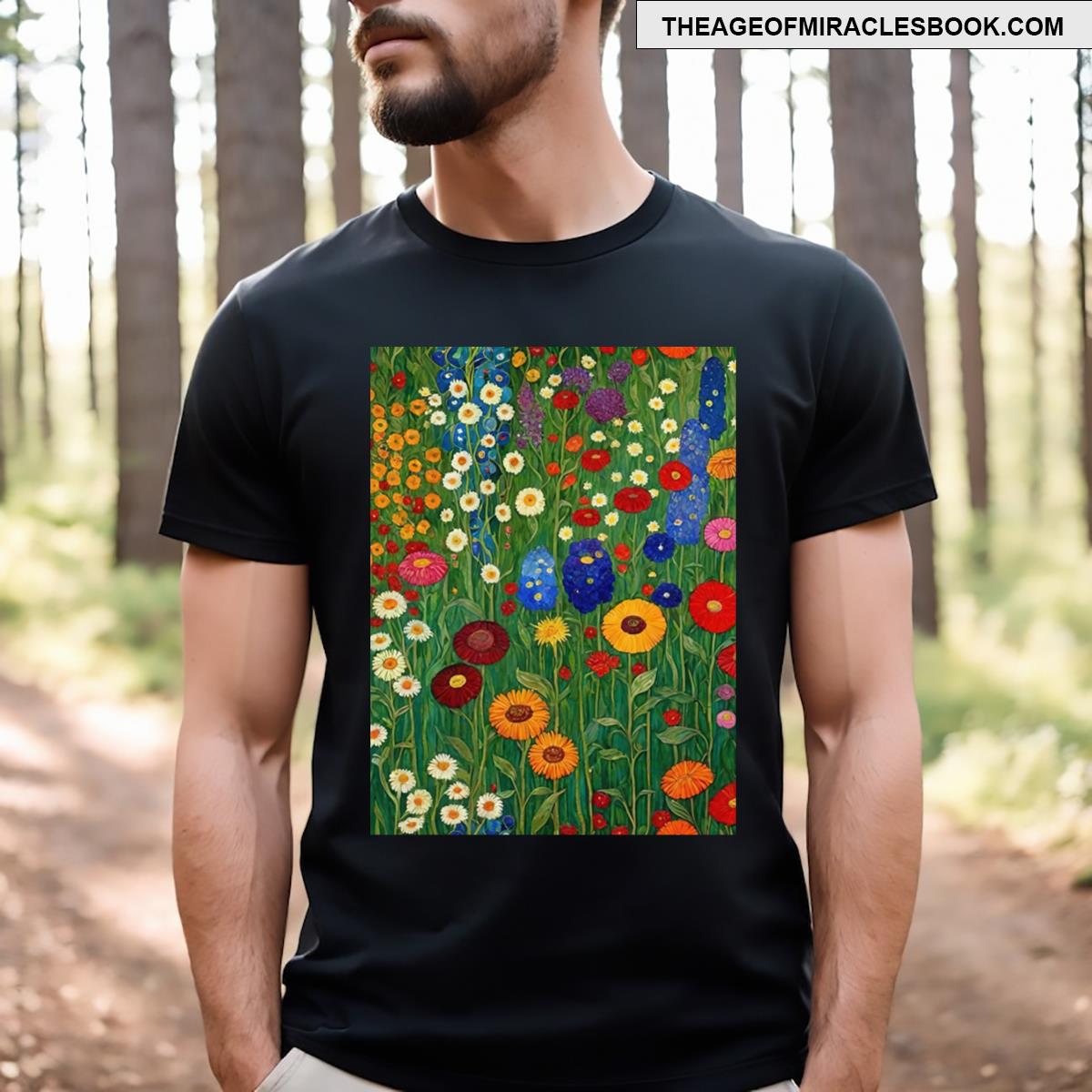 Klimt Flower Garden T-shirt