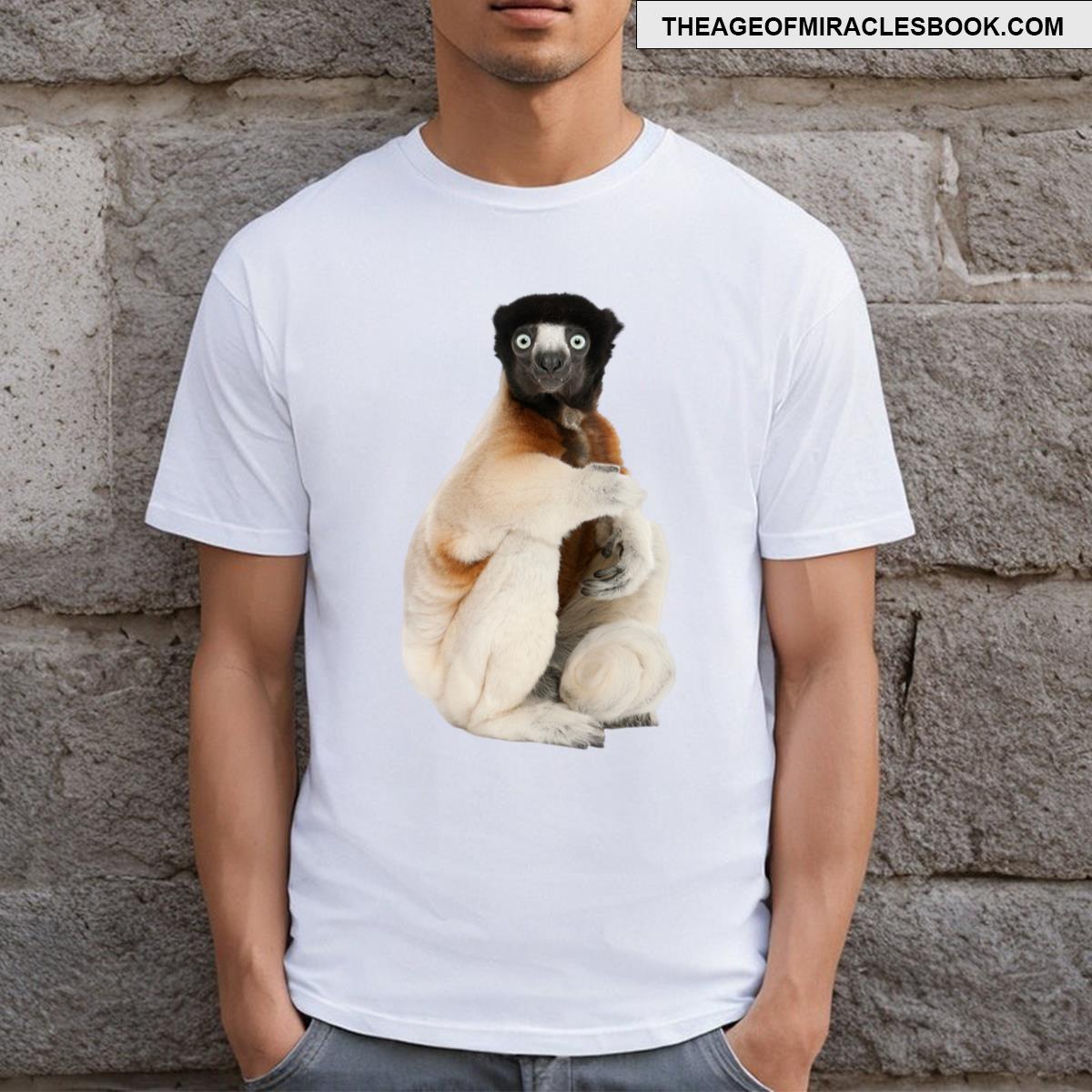 Large Funny Monkey T-shirt