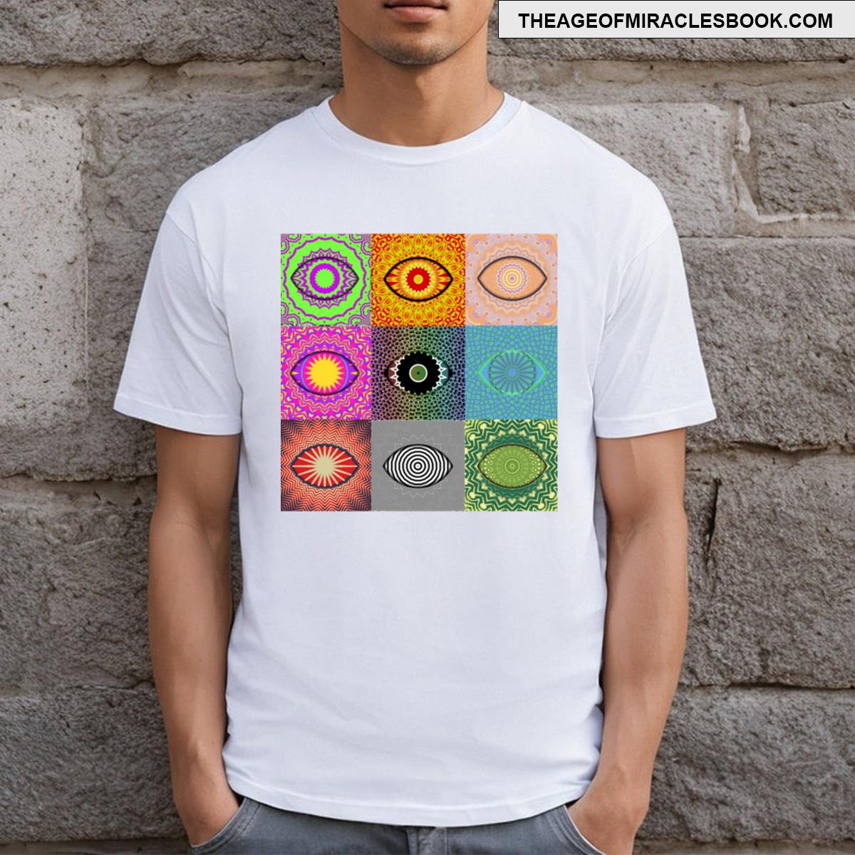 Mandala Eye Grid T-shirt