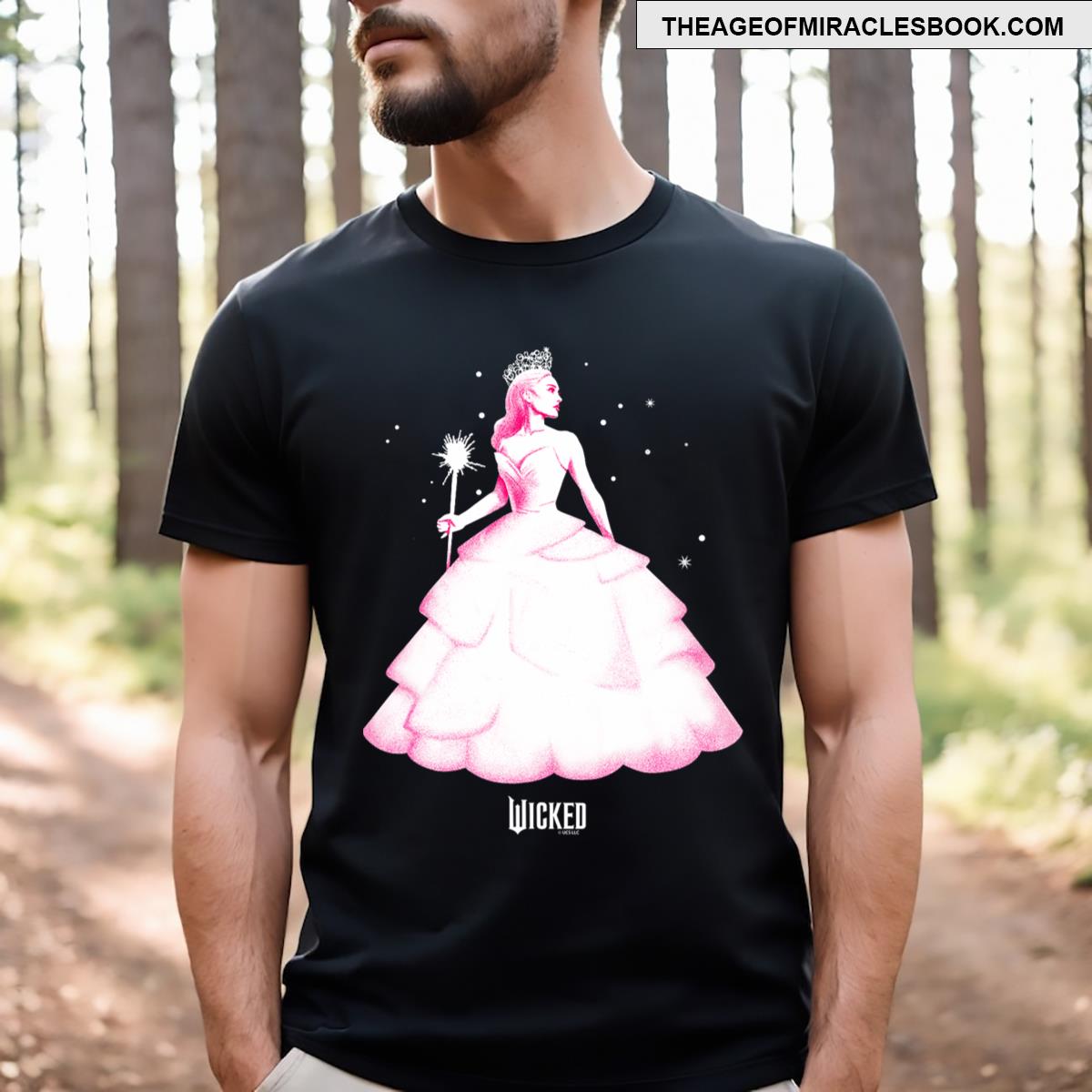 Wicked Glinda Tonal Pose T-shirt