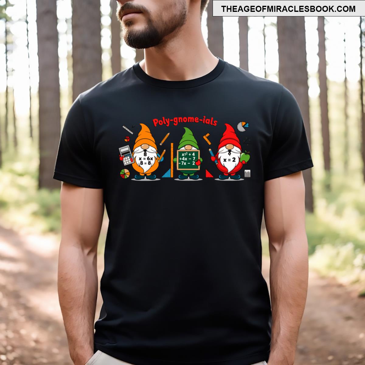 Algebra Gnome Math Teacher Poly Gnome Ials T-shirt Algebra Gnome Math Teacher Poly Gnome Ials T-shirt