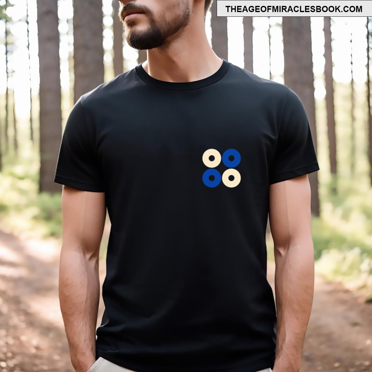 Brutalist Blue Orbit T-shirt