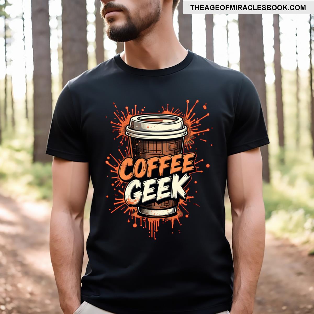 Coffee Geek Graffiti Brew T-shirt