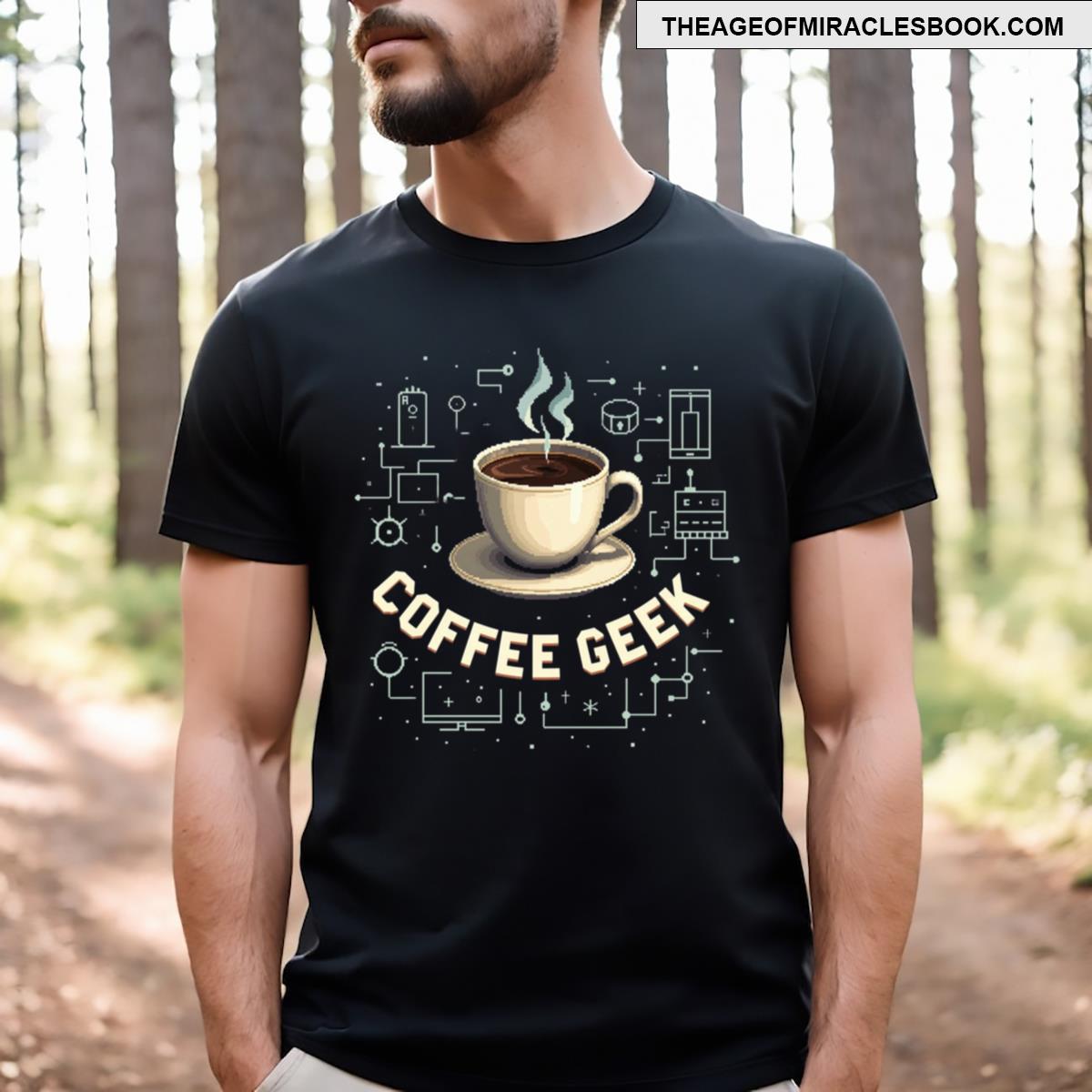 Coffee Geek Pixel Perfect Brew T-shirt