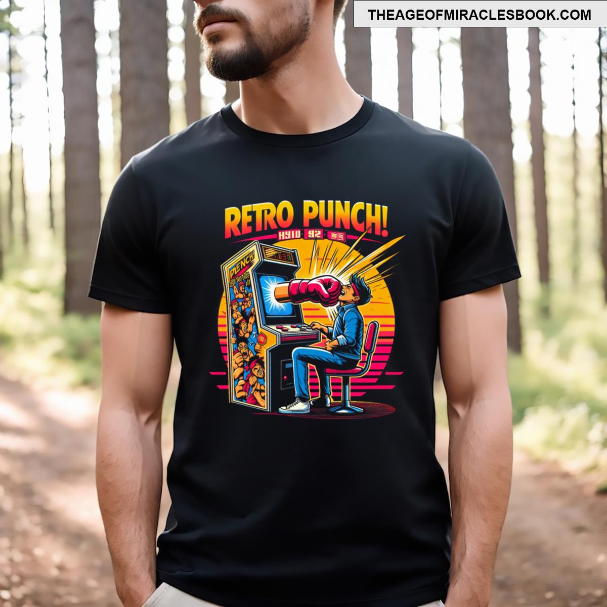 Retro Arcade Punch ! T-shirt