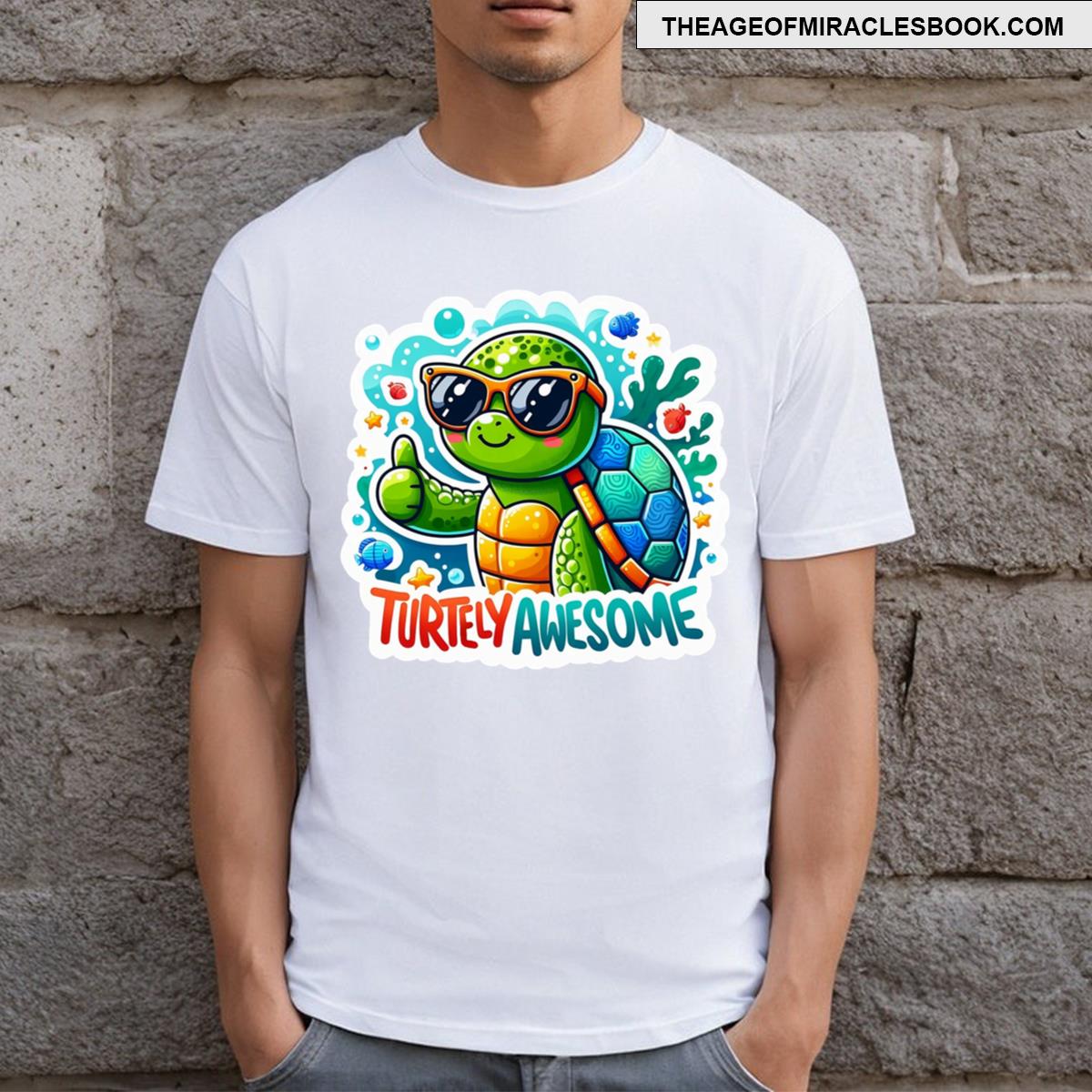Turtely Awesome Cool Turtle With Sunglasses T-shirt