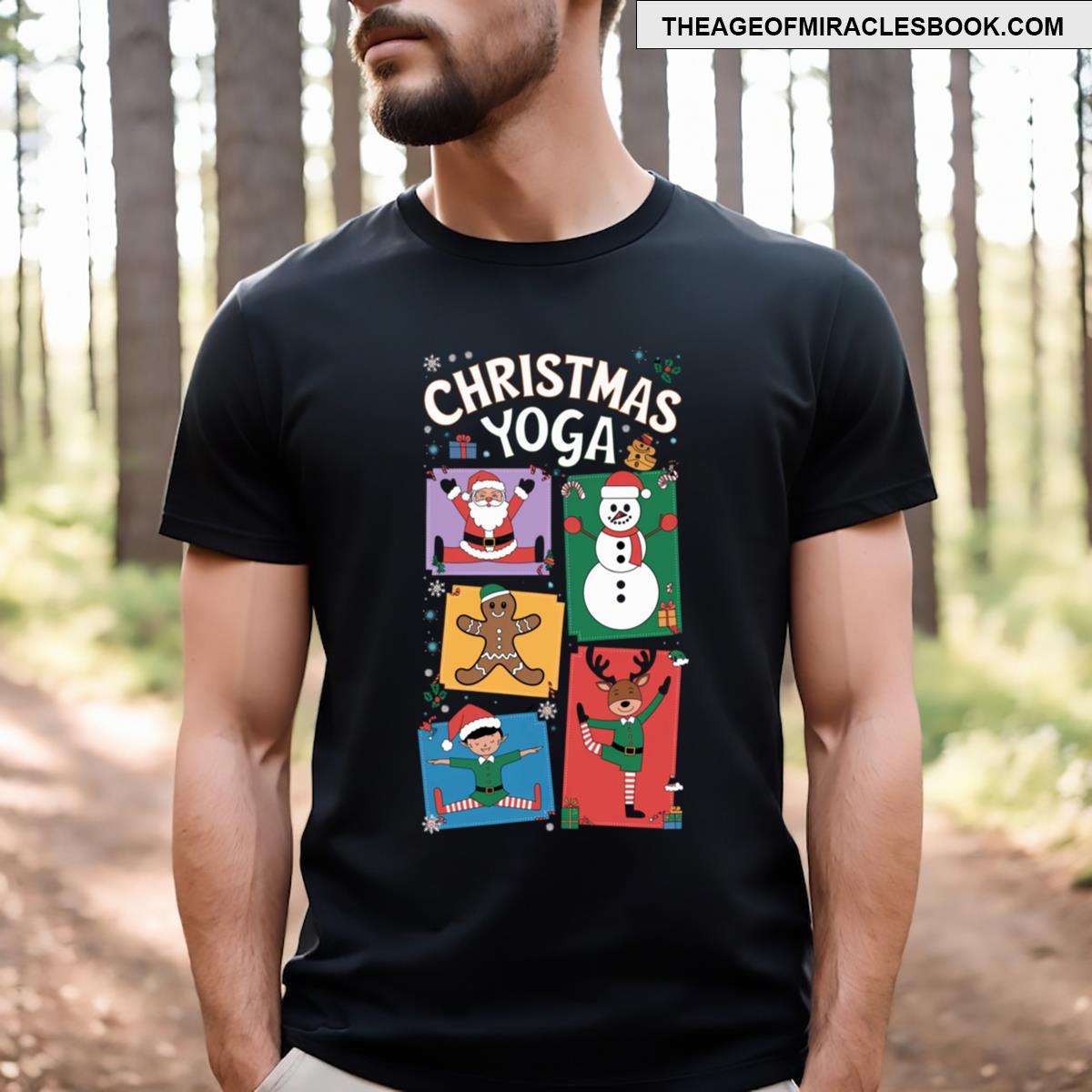 Christmas Yoga T-shirt