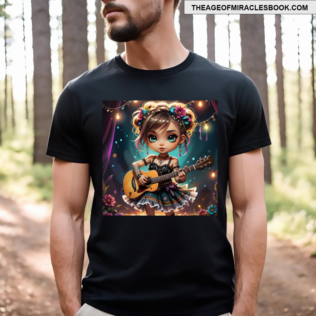 Country Chibi Singer T-shirt
