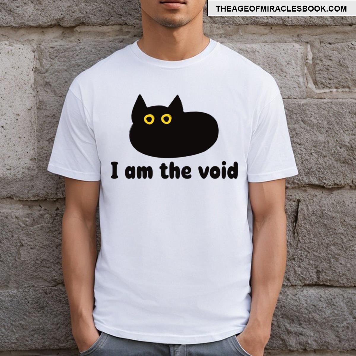 I Am The Void Black Cat Loaf T-shirt