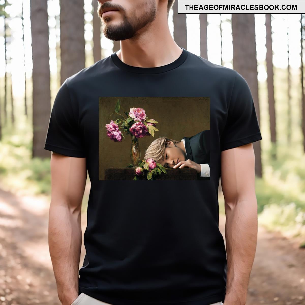 Jimin And Peonies T-shirt
