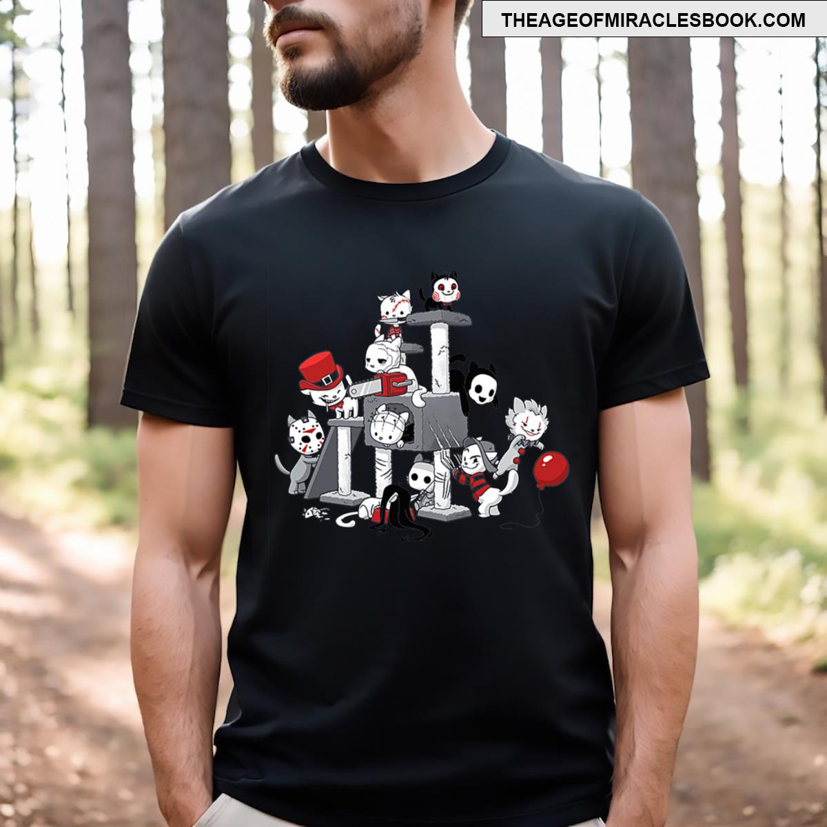 Horror Cats Halloween Essential T-shirt