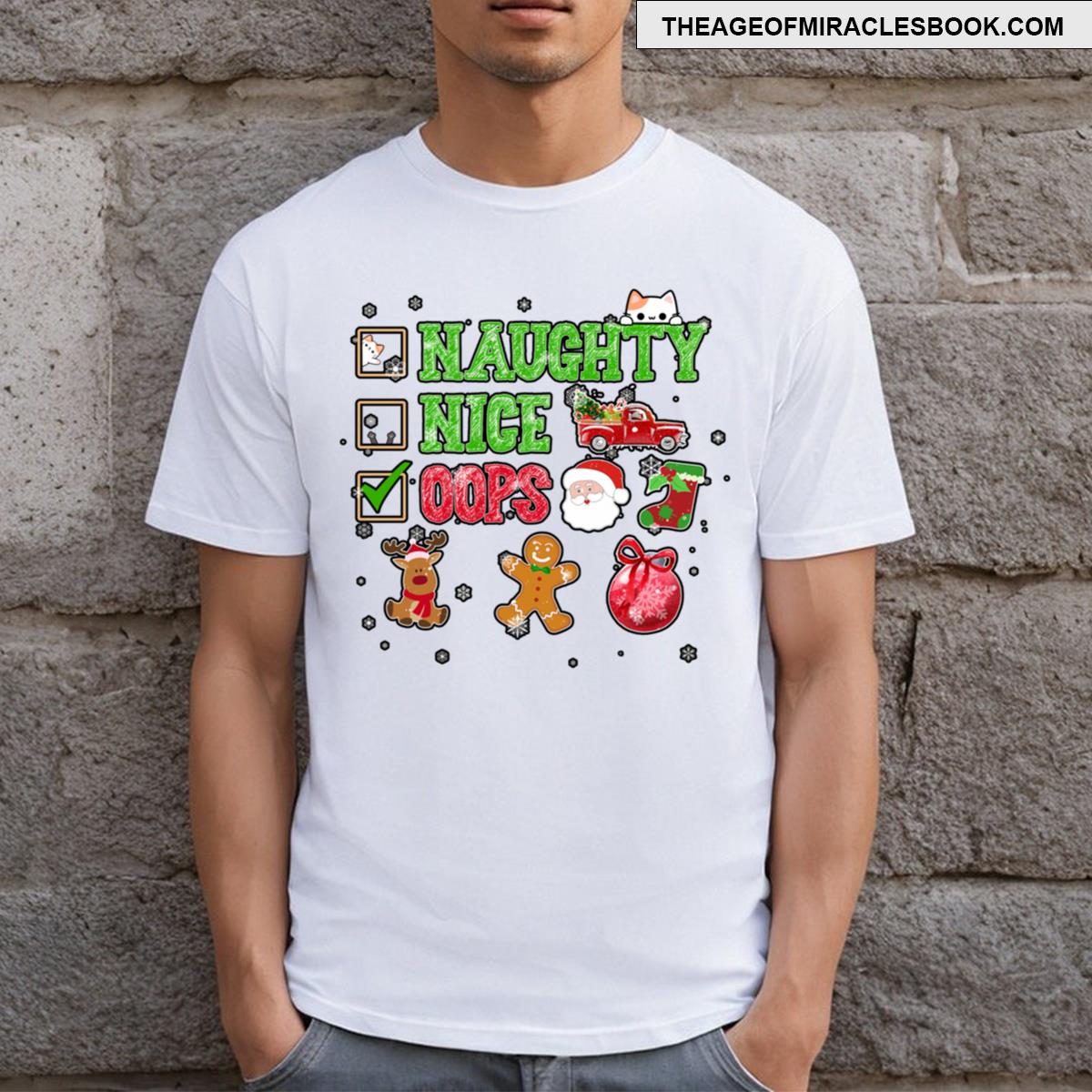 Naughty Nice Oops! T-shirt