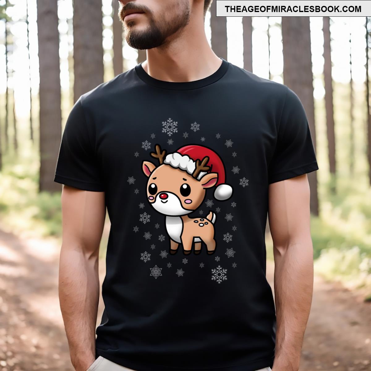 Cute Cristmas Reindeer T-shirt