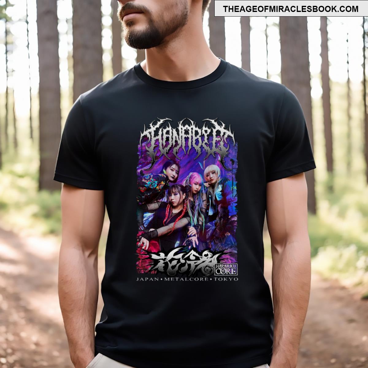 Hanabie Band Halftone T-shirt