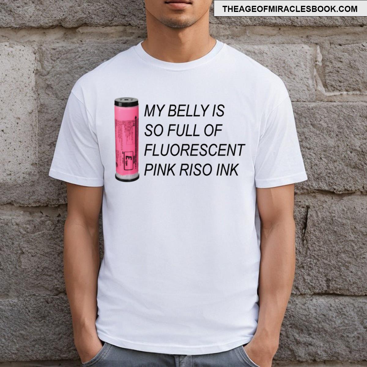 Pink Riso Ink T-shirt