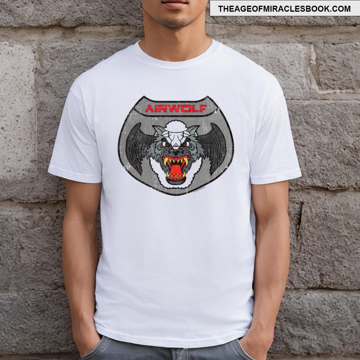 Airwolf Distressed T-shirt