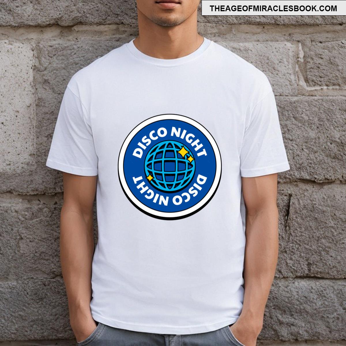 Disco Night Retro Globe T-shirt