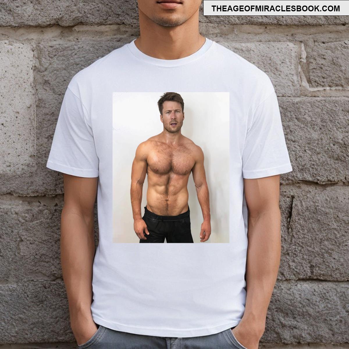 Glen Powell Sexy T-shirt