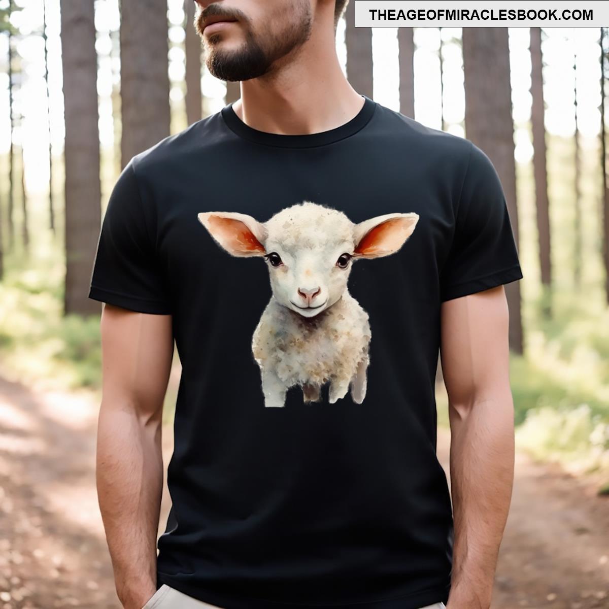Lamb Watercolor T-shirt