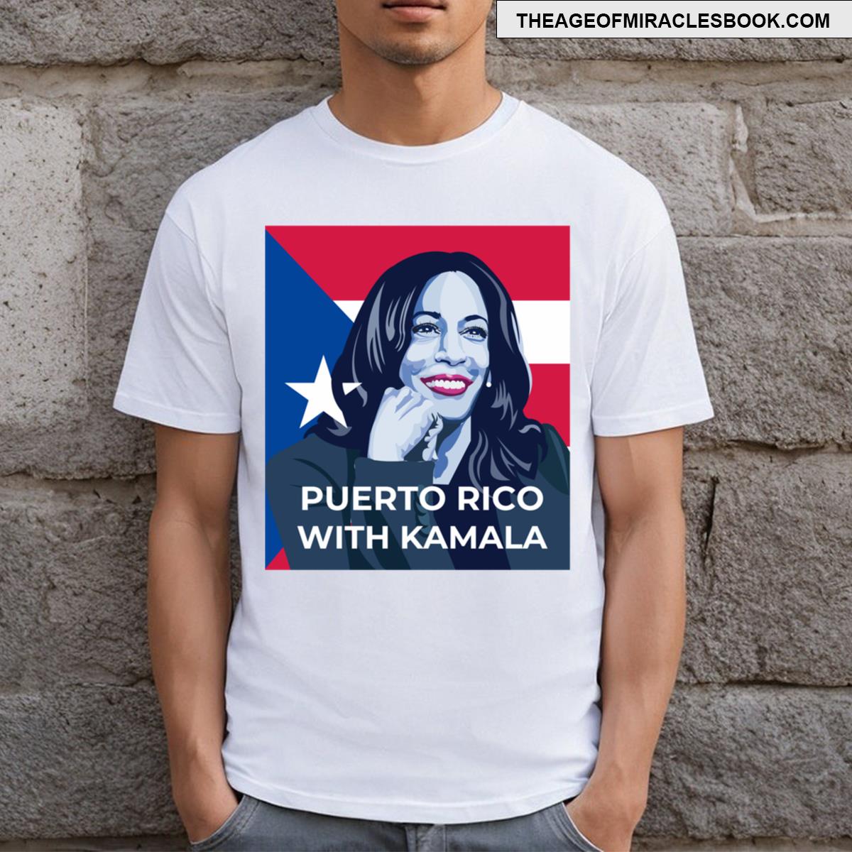 Puerto Rico With Kamala T-shirt