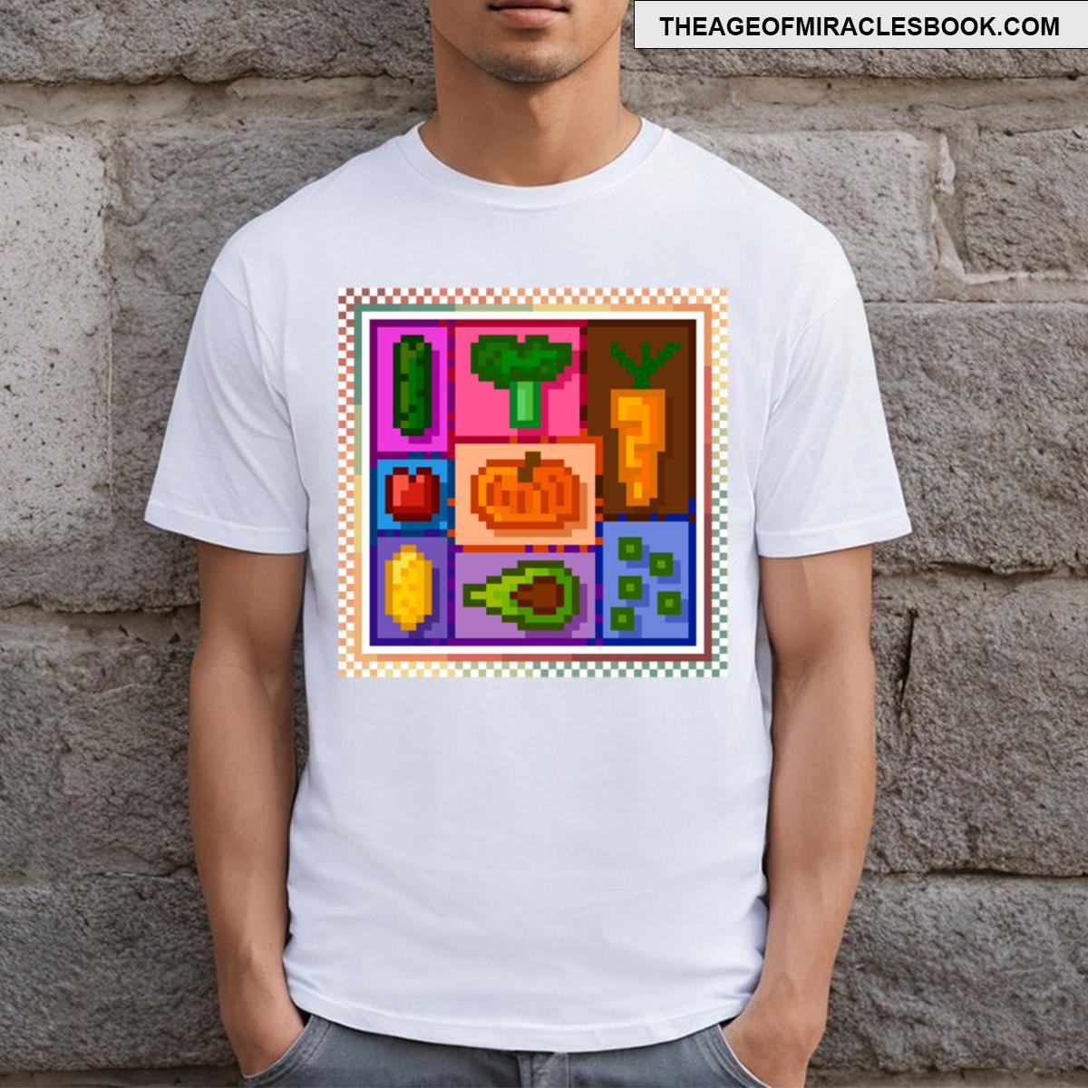 Veggies Stamp T-shirt