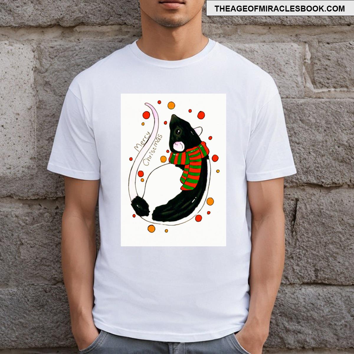 Rat Chirstmas Card T-shirt