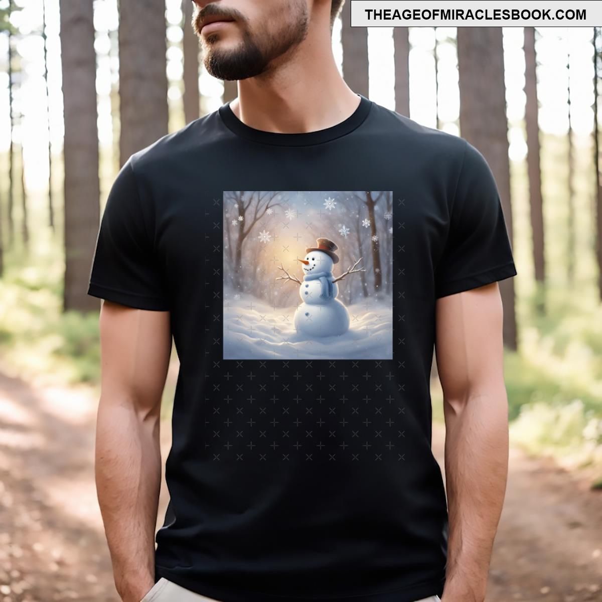 Snowman In Winter T-shirt