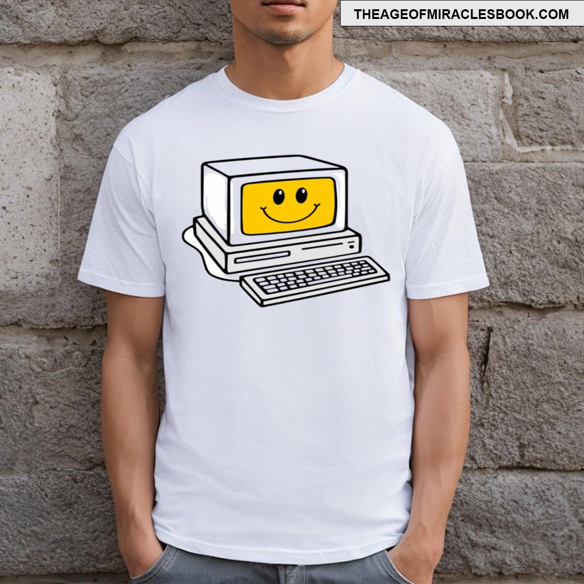 1990s Happy Computer T-shirt