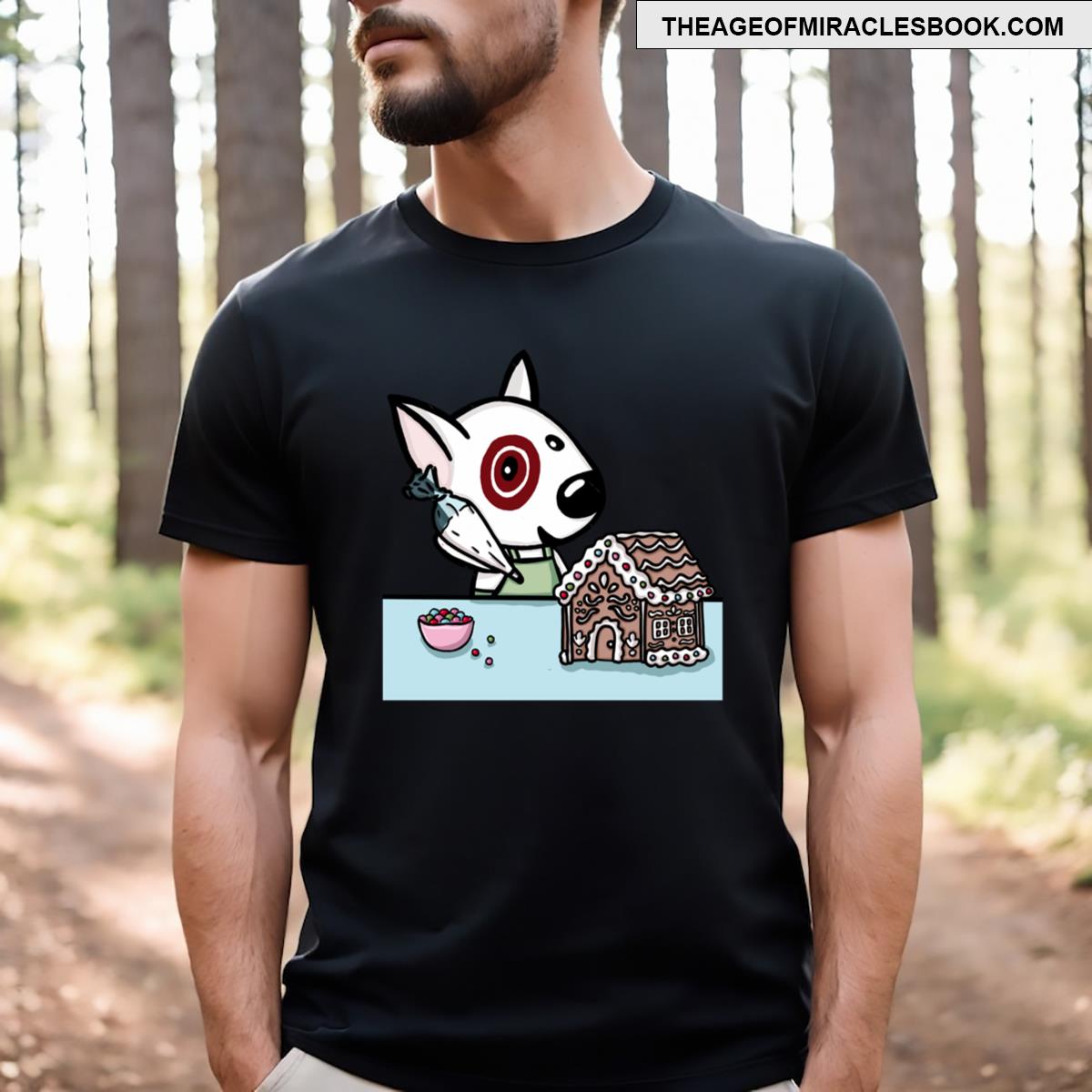 Bullseye Gingerbread House T-shirt