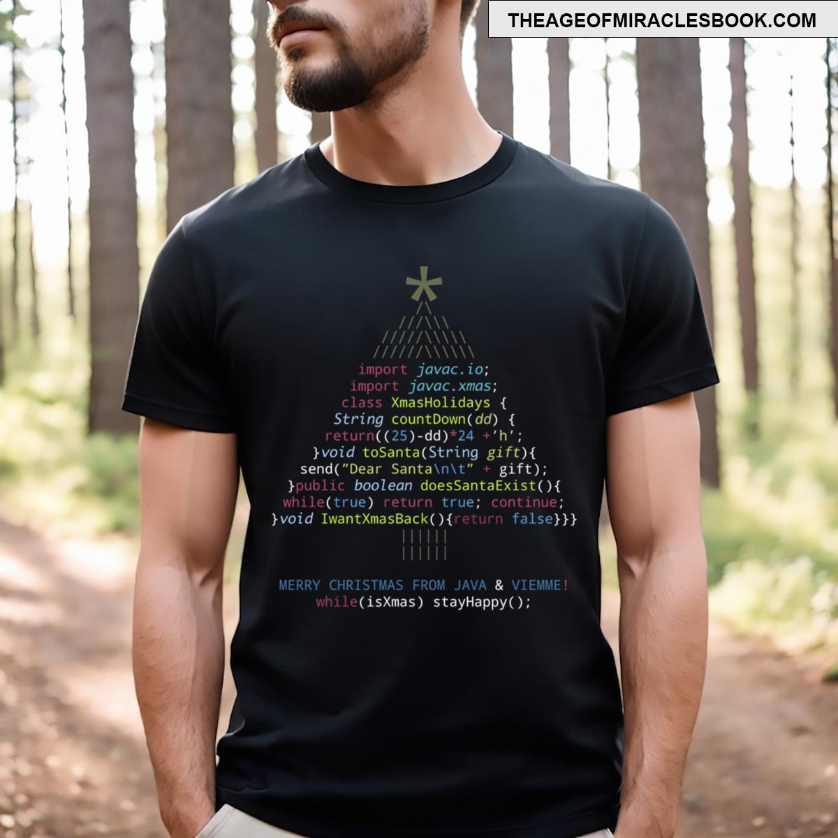 Developer’s Chirstmas Tree T-shirt