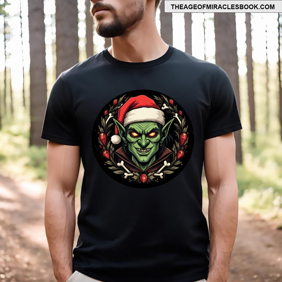 Grinch Goblin Naughty Or Nice T-shirt