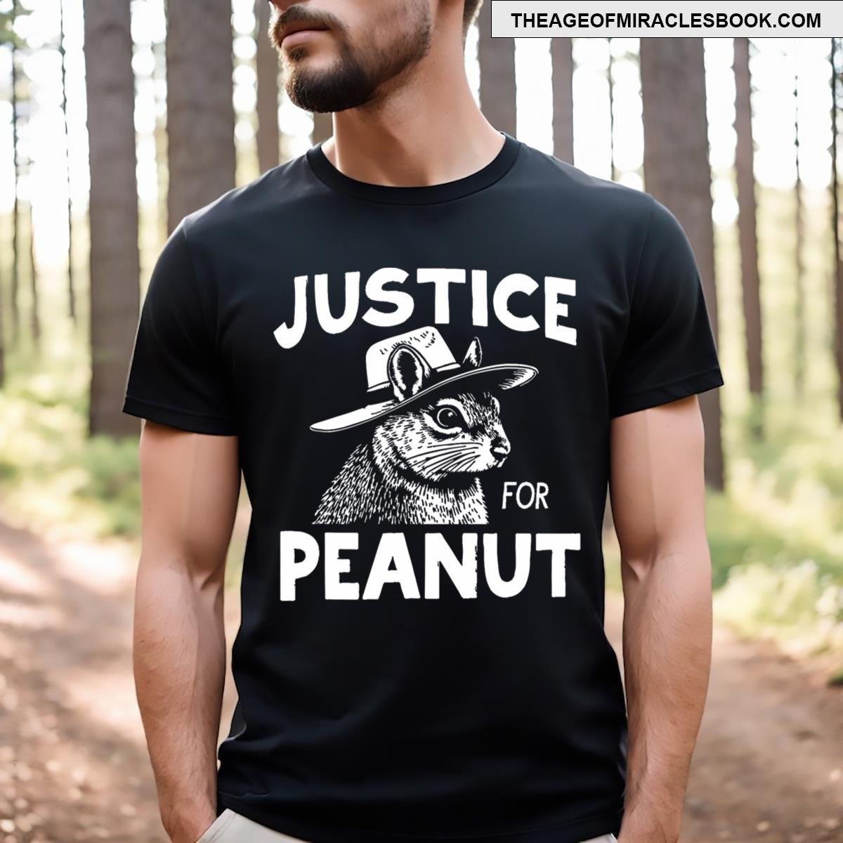 Peanut Squirrel Justice For Peanut T-shirt