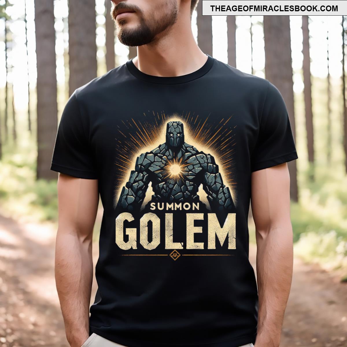 Summon Golem Fantasy Action Rpg T-shirt