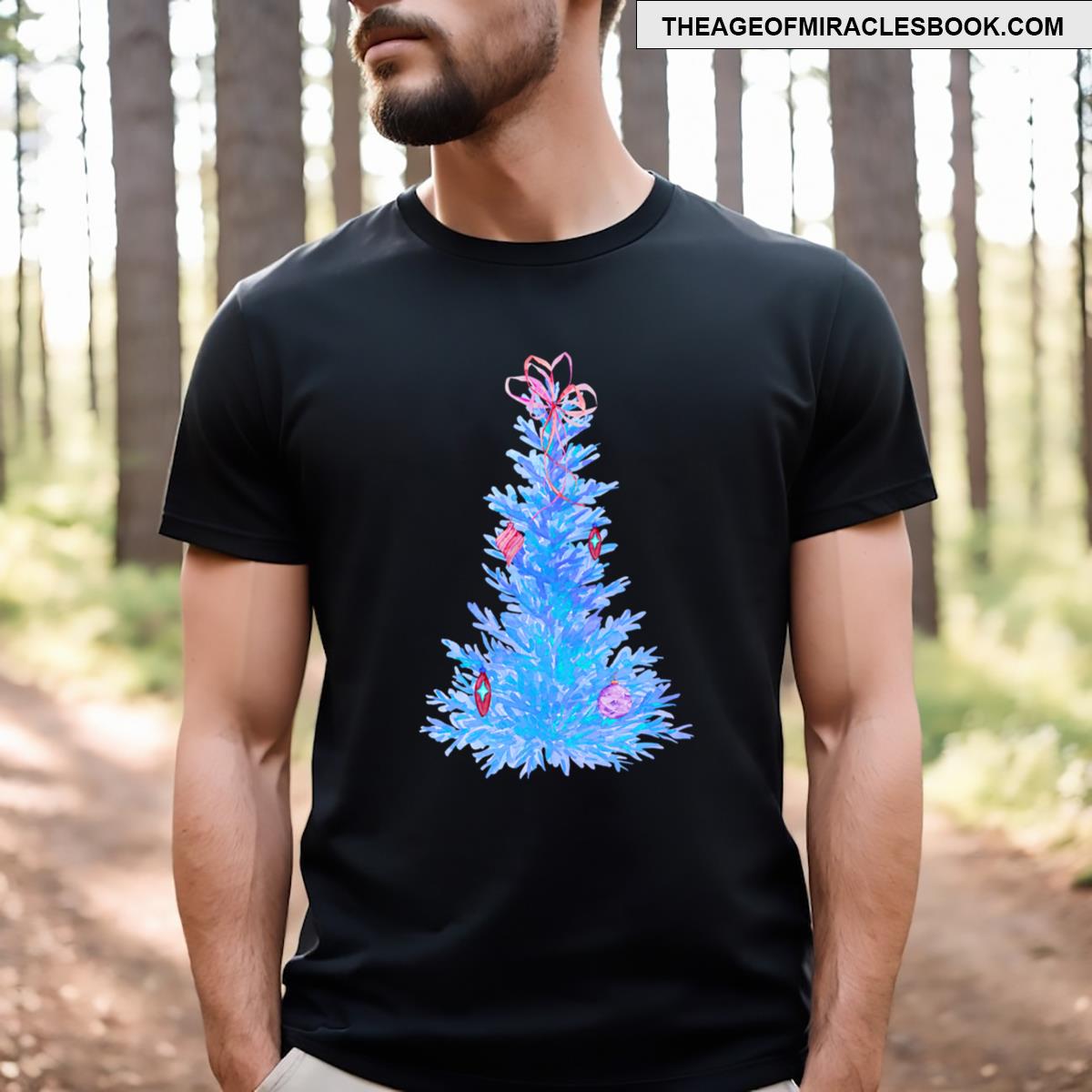 Blue Christmas Tree Essential T-shirt