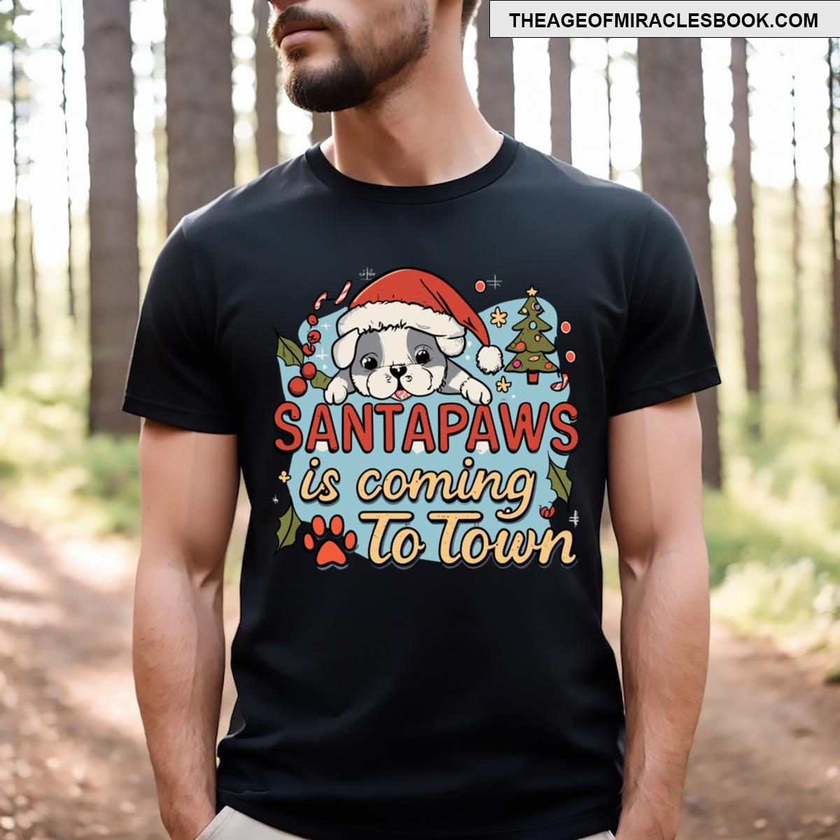 Cute Christmas Puppy T-shirt