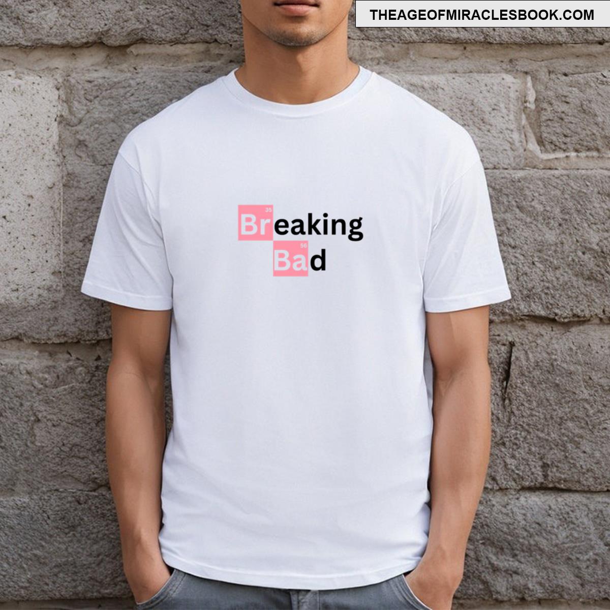 Pink Breaking Bad Logo T-shirt