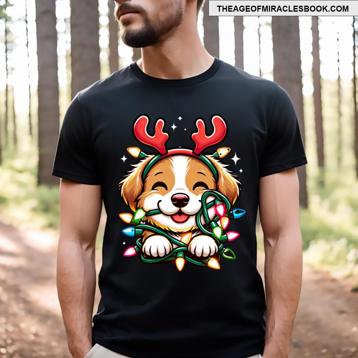 Puppy’s Festive Tangle T-shirt