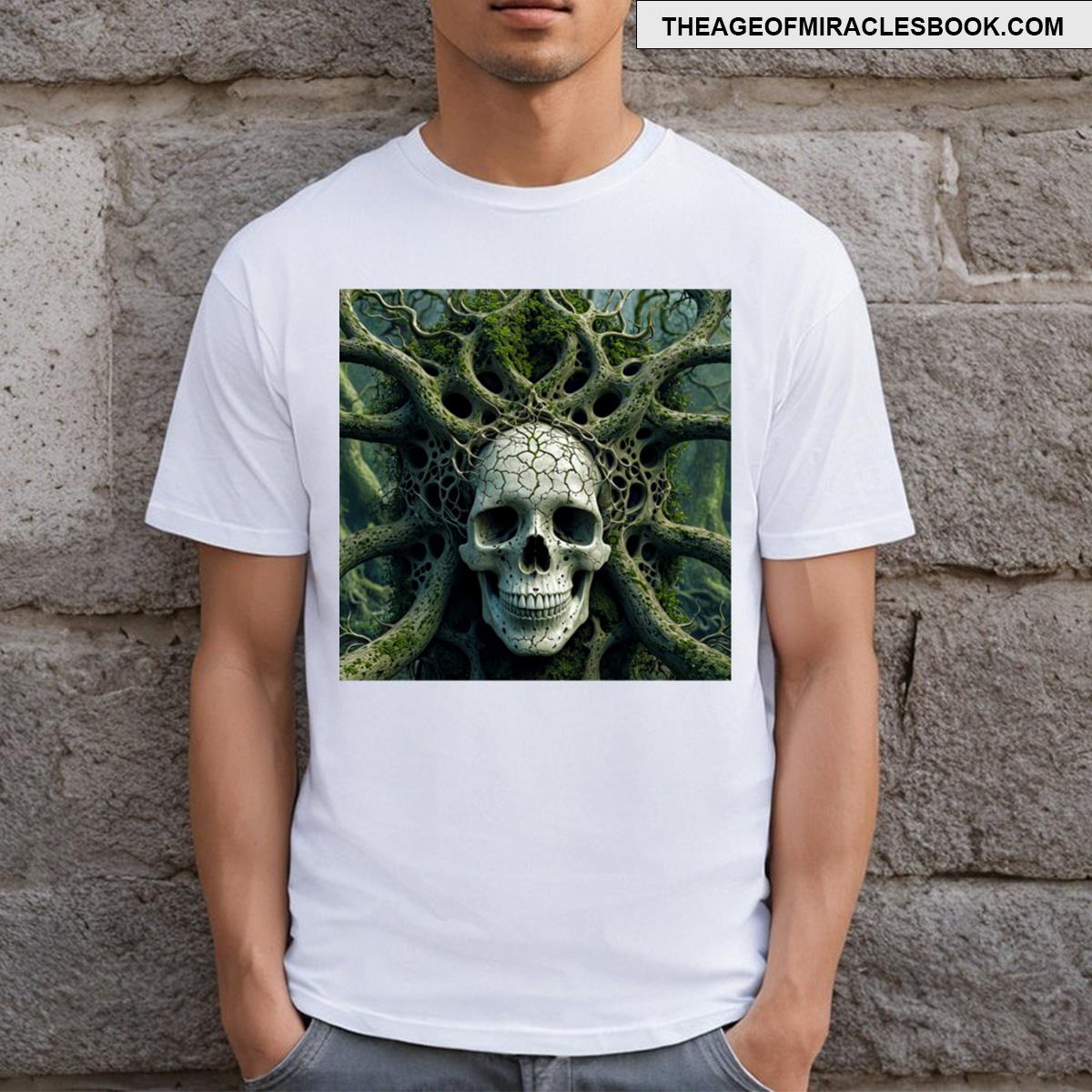 A Rooted Skull T-shirt